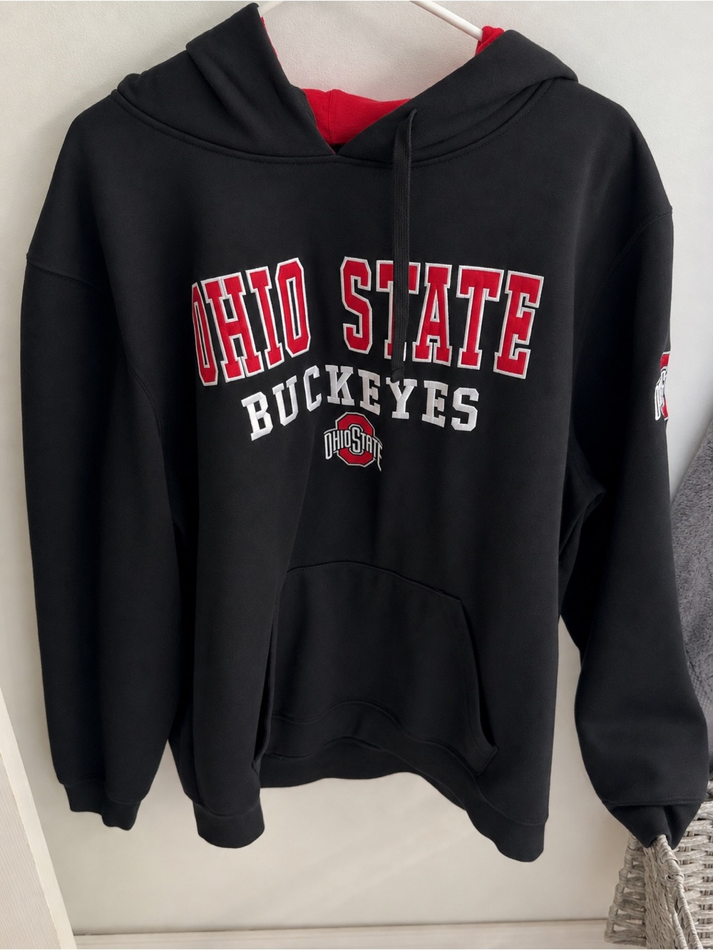 Buckeyes Black & Red Hoodie - Collegiate Pullover
